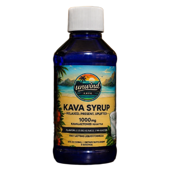 Unwind Flavorless Kava Syrup              (10 Bottles/Case)
